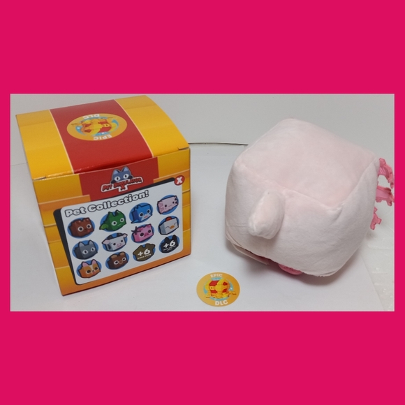 Roblox Pet Simulator X Axolotl Plush with Epic DLC Code *NEW* - Picture 3 of 3